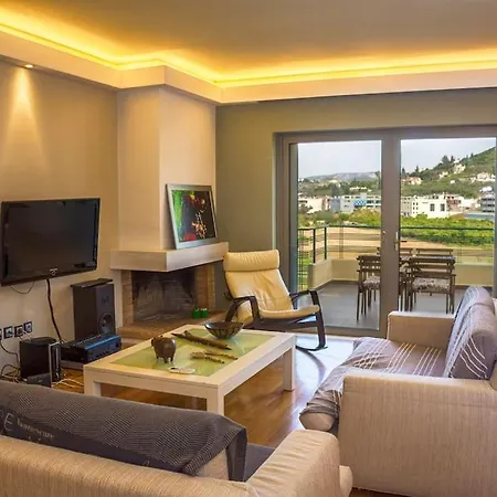 Myrto Living In Luxury And Enjoying The View شقة Ária